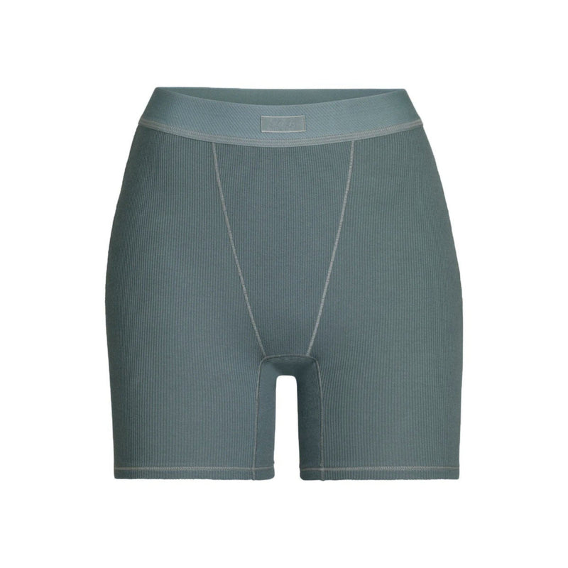COTTON RIB BOXER | KYANITE