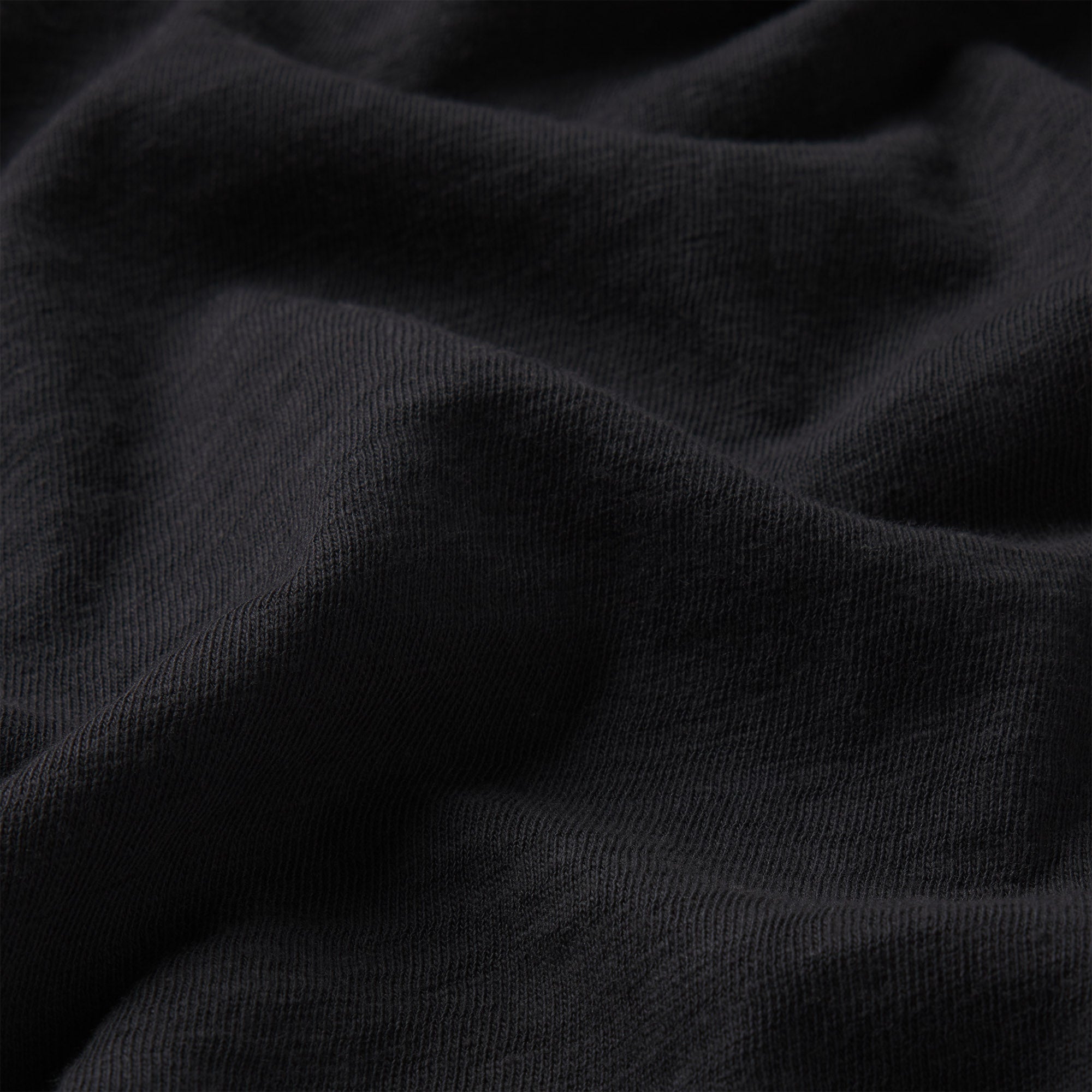 WORN IN JERSEY RUCHED TEE | WASHED ONYX