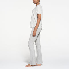 RELAXED TEES T-SHIRT | LIGHT HEATHER GREY