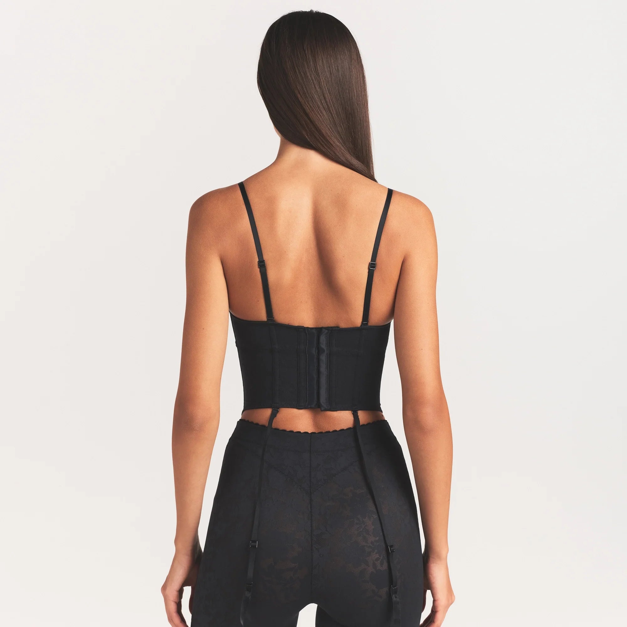 LACE SHAPEWEAR CORSET | ONYX