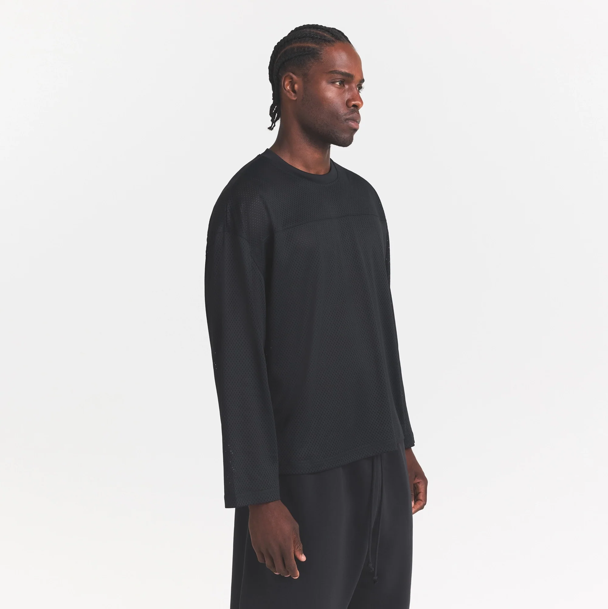MESH APPAREL MENS LONG SLEEVE JERSEY | ONYX