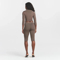 REFINED KNIT CROPPED CARDIGAN | AMETHYST
