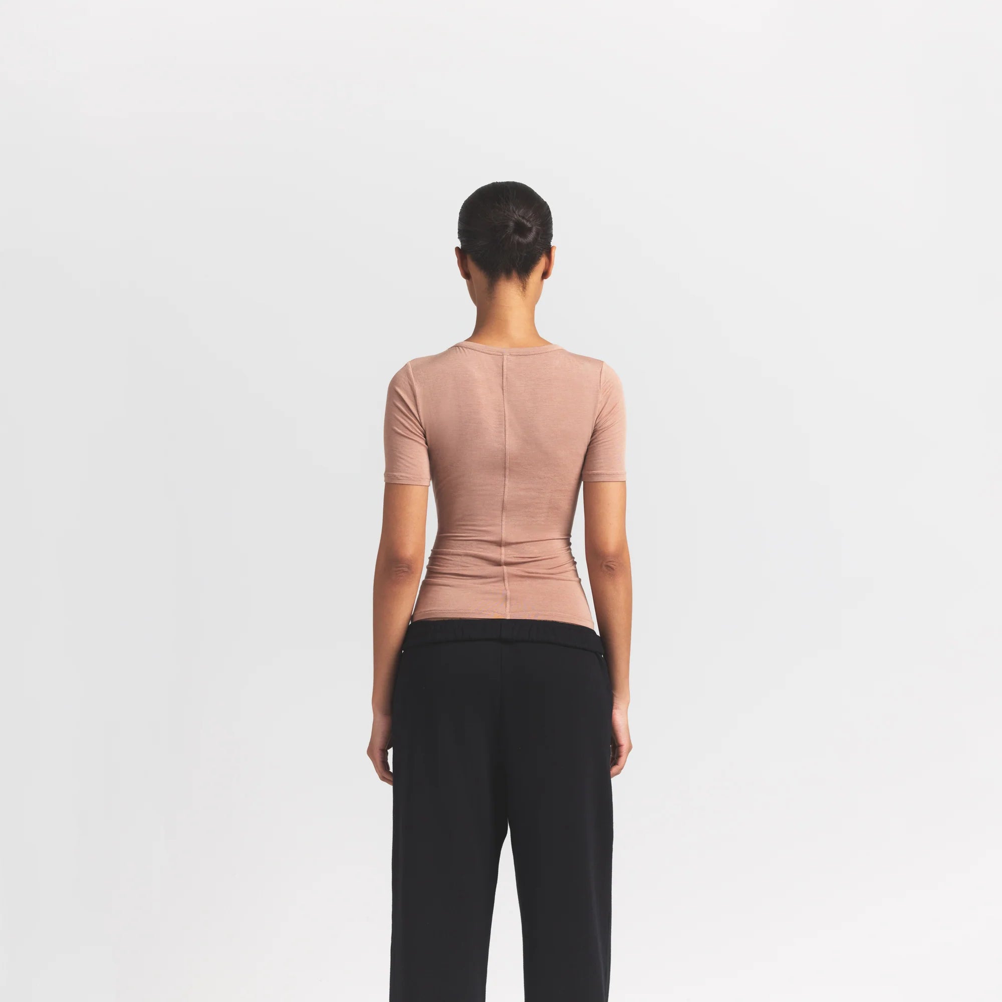 SHEER MODAL LONG T-SHIRT | SIENNA