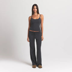 COTTON JERSEY SCOOP NECK CAMI | ASH