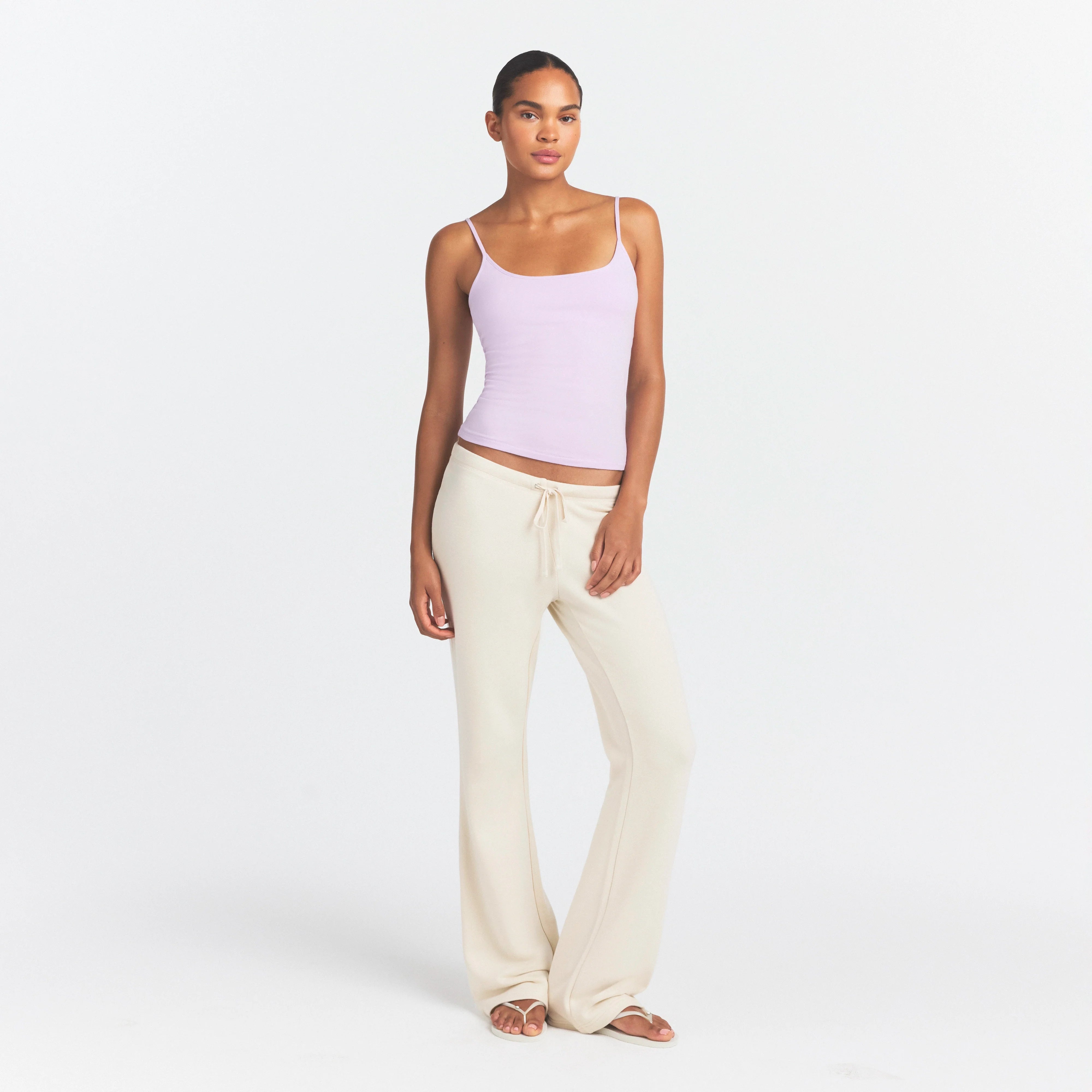 COTTON JERSEY SCOOP NECK CAMI | SUGAR PLUM