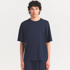 JERSEY LOUNGE MENS OVERSIZED T-SHIRT | NAVY