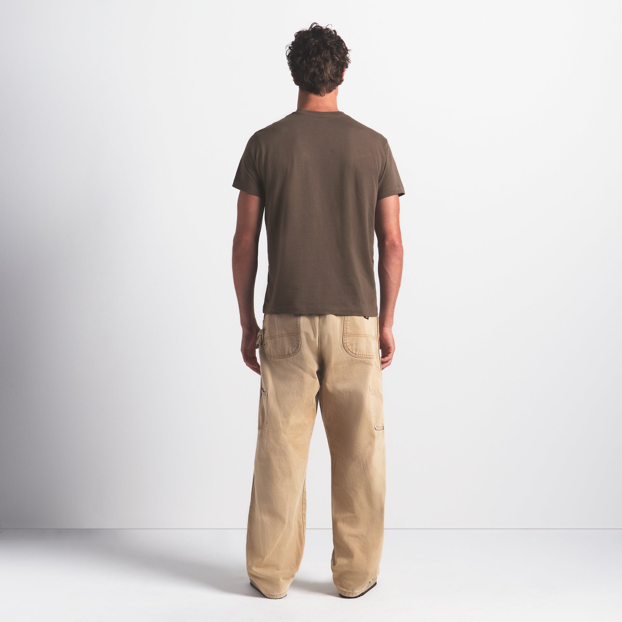 SKIMS COTTON MENS CLASSIC T-SHIRT | DRIFTWOOD