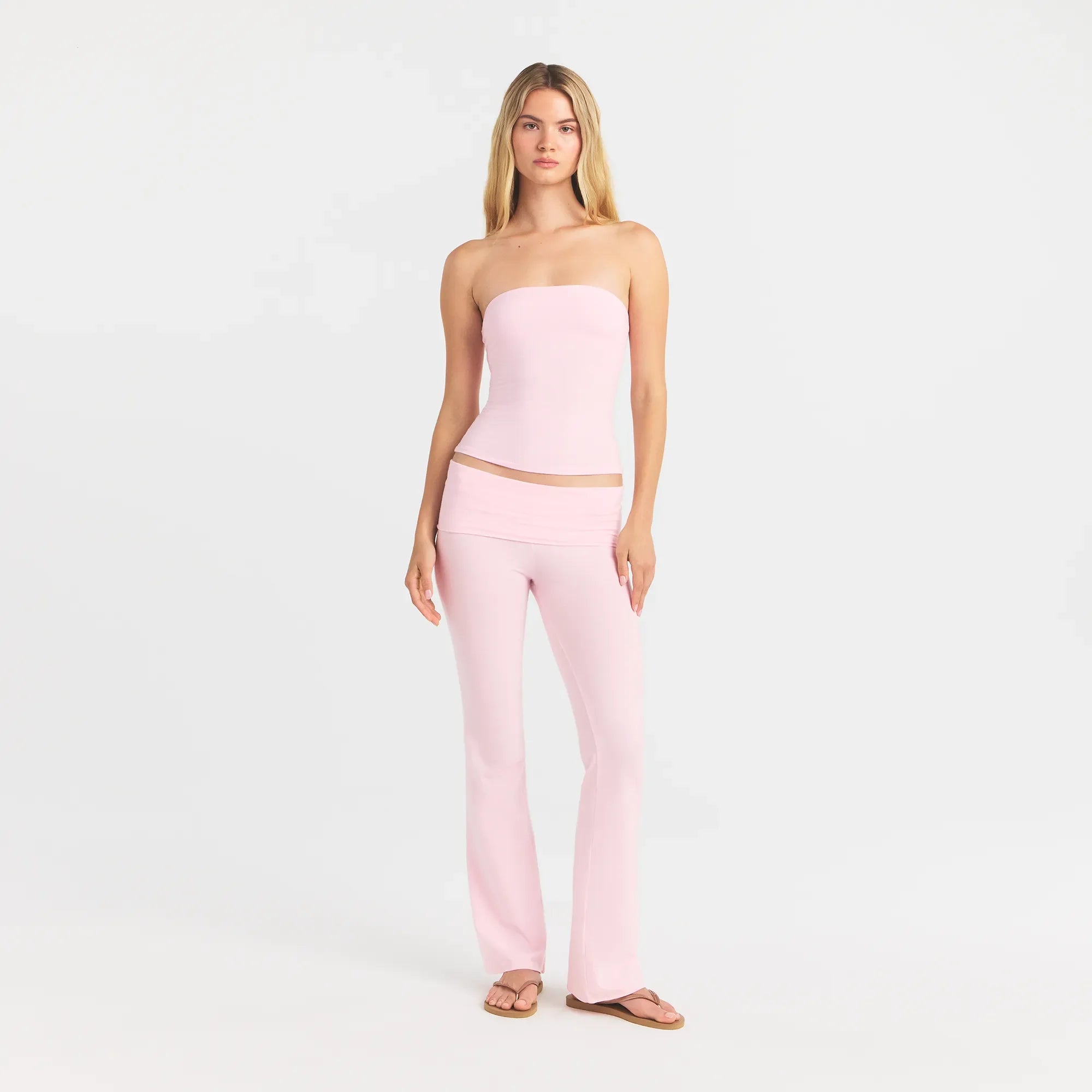 COTTON JERSEY TUBE TOP | CHERRY BLOSSOM