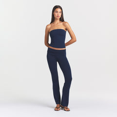 COTTON JERSEY TUBE TOP | NAVY