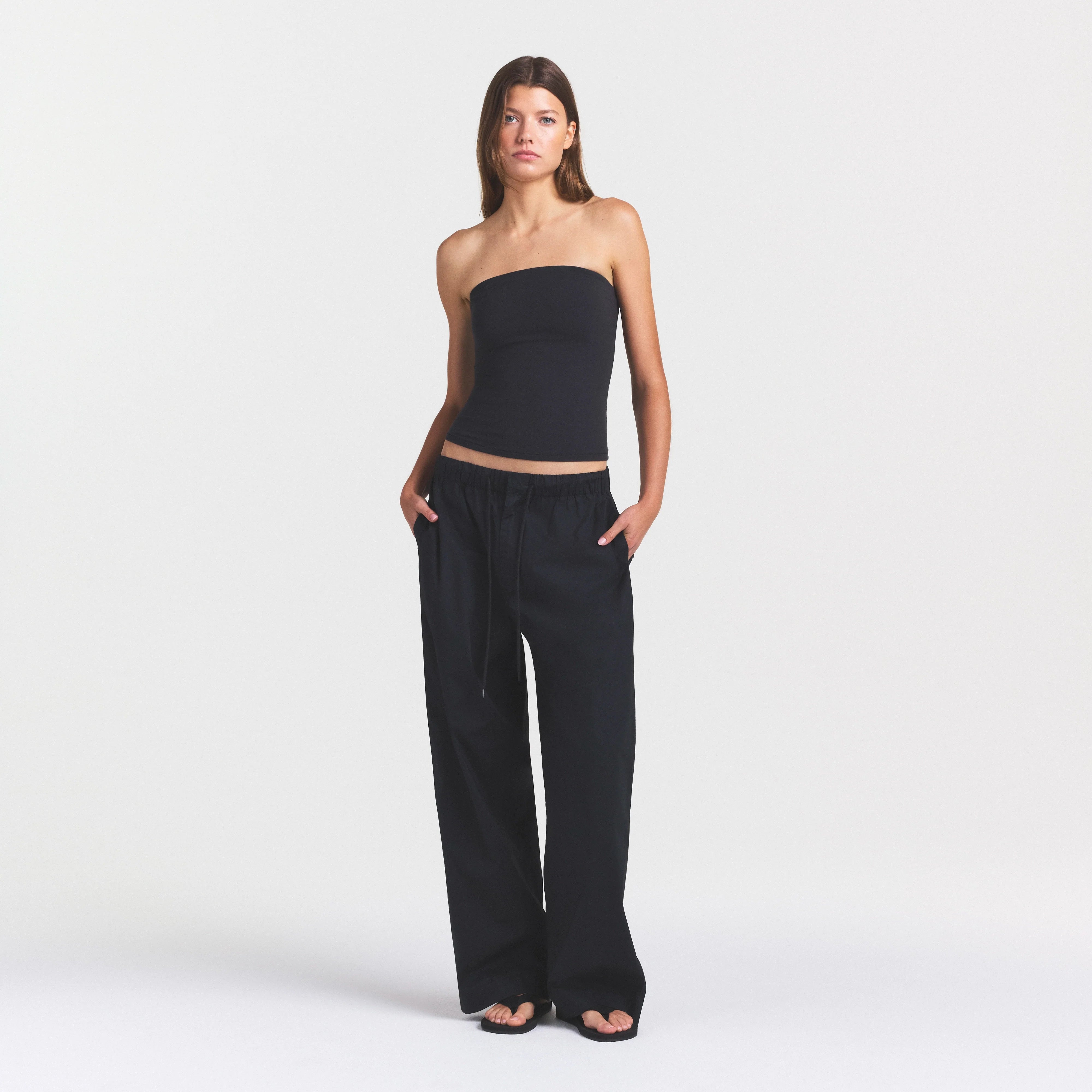 COTTON JERSEY TUBE TOP | SOOT