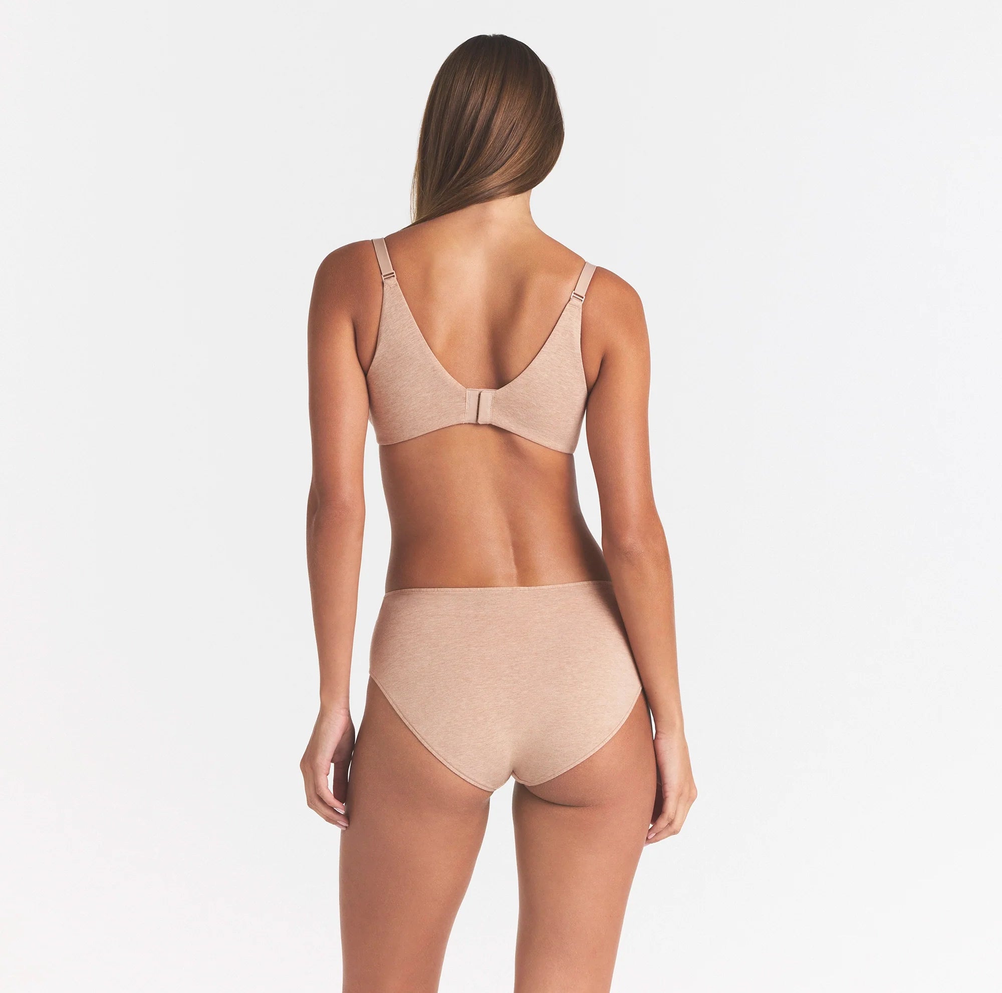 EVERYDAY COTTON BRIEF | CLAY HEATHER
