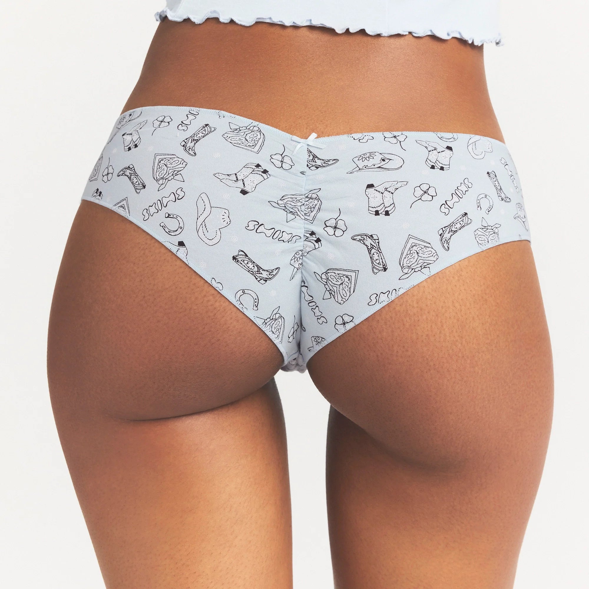 LIGHTWEIGHT COTTON RUCHED BACK HIPSTER 10-PACK | DAINTY FLORAL MULTI