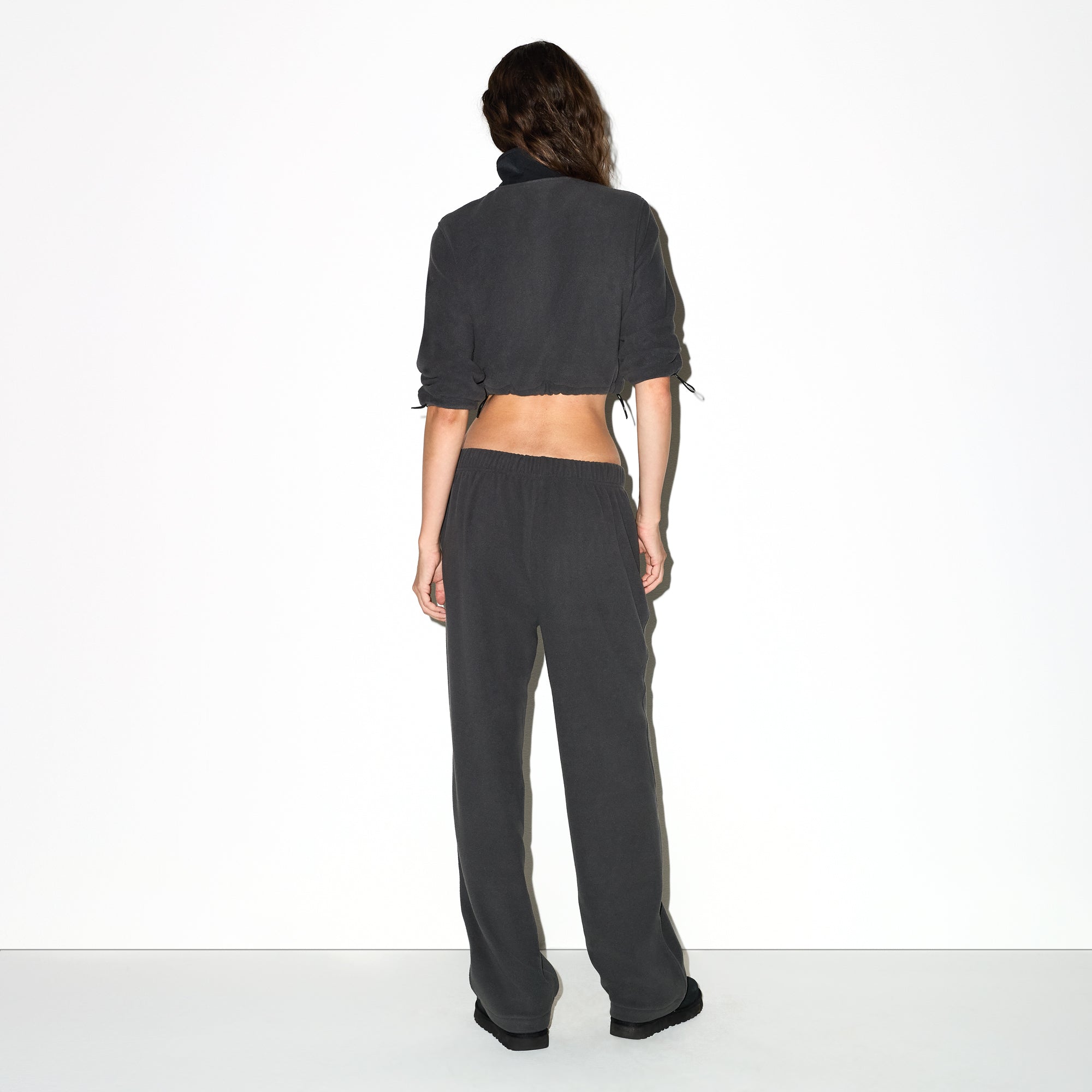 OUTDOOR FLEECE STRAIGHT LEG PANT | ASH
