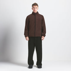 ARCTIC FLEECE MENS ZIP UP JACKET | ESPRESSO