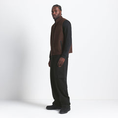 ARCTIC FLEECE MENS VEST | ESPRESSO